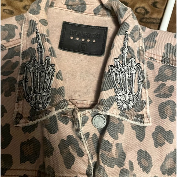 Blank NYC cheetah jacket 1 of a kind - Picture 2 of 7